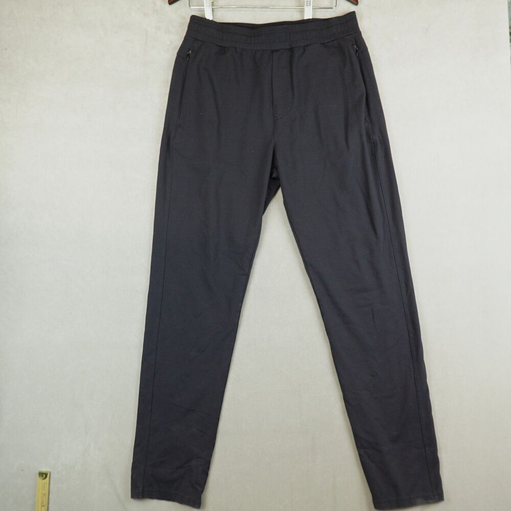 Public Rec All Day Every Day Pants Mens 34x34 Black Joggers Stretch Zip Pockets